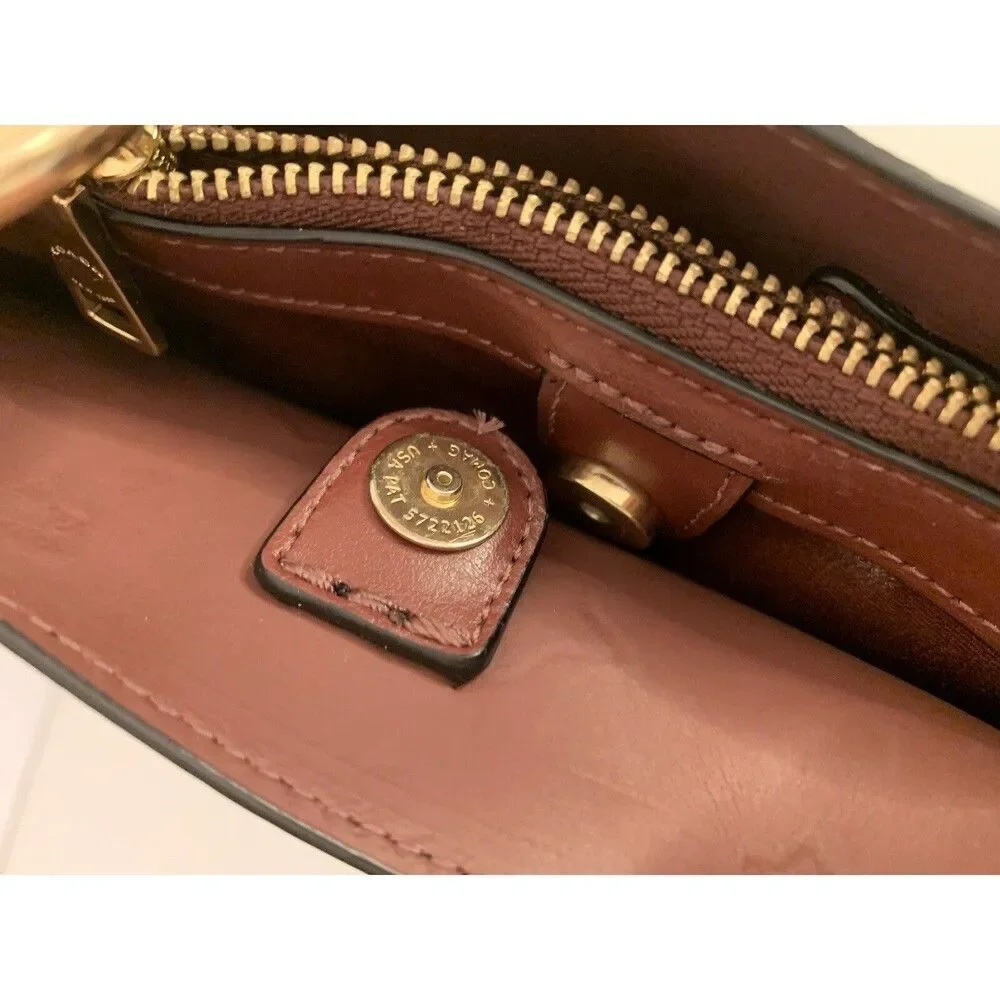 Coach Small Town Bucket Bag Shoulder Bag Leather Shooting Stars M2181 C7245 - Picture 8 of 11